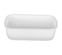 Veemoon Cestello Scolapasta da Cucina Doppio Strato Bianco Supporto da Parete Rimovibile, Colino Riutilizzabile per Lavare Frutta, Verdura e Insalata, Filtro Salvaspazio Multiuso