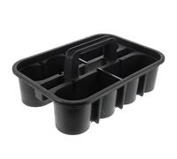 Veemoon Cesto Portaoggetti in Plastica Spessa con Manico e Scomparti Quadrati, Organizer Versatile per Kit Pulizia Auto e Carrello Lavanderia, Contenitore Resistente per Laboratori e Uso