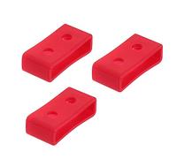 Veemoon Cinturini in Silicone Per Orologio - Set Di 3 Passanti Supporti Per Cinturino 16mm 18mm 20mm 22mm 24mm - Rosso 22mm Comodi e Resistente All'Acqua Ideali Per Sport e Uso
