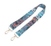 Veemoon Cinturino Banjo Vintage Regolabile con Design Floreale Resistente e Lavabile Tracolla Multifunzione per Strumenti Musicali e Borse Crossbody