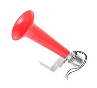 Veemoon Clacson Elettrico per Manubrio Bicicletta, Clacson Portatile Rosso Suono Forte, Accessorio Professionale Facile da Installare per Sicurezza in Viaggio