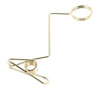 Veemoon Clip per Guarnizione Cocktail in Metallo Riutilizzabile, Morsetto Decorativo Resistente al Calore per Bicchieri da Martini e Coupé, Accessorio per Mixology e Gastronomia