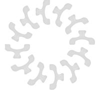 Veemoon Clip Trasparente per Libri 35 Pezzi - Fermaglio Decorativo Portatile per Segnapagina Accessorio per Lettura a Casa Scuola e Viaggi Tenuta Salda Plastica Resistente