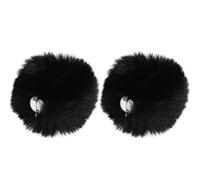 Veemoon Code di Coniglio Finte in Peluche Morbido 2 Pezzi con Spilla per Costume Cosplay da Coniglietta Donna, Accessori per Feste a Tema Animale e Halloween