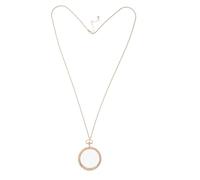 Veemoon Collana con Lente d Ingrandimento Portatile Pendente Ottico per Lettura Libri e Etichette Accessorio Leggero per Anziani e Studenti Gioiello Funzionale con Catena Elegante