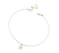 Veemoon collana di perle collana d'oro da donna necklace for women pearl necklace collana di stelle collana girocollo con stella catena della clavicola a stella girocollo a stella perla