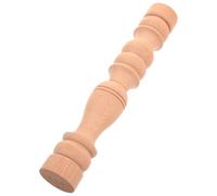 Veemoon Colonna Romana in Legno Tornito Non Verniciato 30x3 Cm, Montante per Mobile Intagliato, Accessorio Decorativo per Mobili e Recinzioni, Complemento D’arredo Classico la Casa