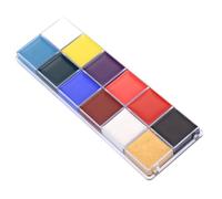 Veemoon Colore Dell'olio Dipinto Corpo Pittura Vernice per Halloween Tavolozza Colori per Il Trucco per Il Gracchi Vernice Dipinto del