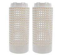 Veemoon Compostiera per Vermi da Giardino 2 Pezzi, Contenitore per Compost Sotterraneo per Rifiuti Cucina, Compostaggio Esterno Silenzioso e Salvaspazio per Piccoli Cortili e