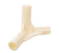 Veemoon Connettore a Tre Vie in Plastica Bianca per Telai di Tende da Campeggio, Gazebo e Pergole, Giunti di Montaggio Resistenti ai Raggi Uv, Staffa di Collegamento Leggera e Facile