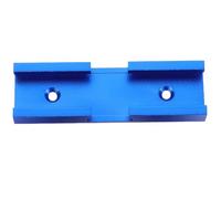 Veemoon Connettore Binario Incrociato in Lega di Alluminio Blu per Accessorio Lavorazione Resistente alla Corrosione con Preforati per Montaggio Facile