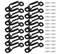 Veemoon Connettori Nascosti per Mobili in Laminato 100 Pezzi Connettore a Vite Ispessito in Acciaio Robusto per Ripiani Fissaggi Invisibili per Montaggio Mobili Adatto per Assemblaggio