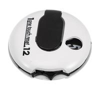 Veemoon Contatore Punteggio Golf Clip per Cappello in ABS Leggero, Reset Un Tocco, Accessorio Portatile per Principianti Durante Gioco Golf