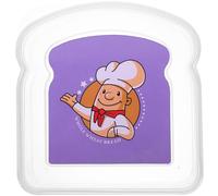 Veemoon Contenitore per Sandwich Trasparente Coperchio, Scatola per Panini di Perdite, Piccolo Porta Panini Riutilizzabile per Campeggio, Ufficio e Pranzo fuori Casa