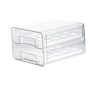 Veemoon Contenitore Per Uova Trasparente Due Strati Scatola Organizer Per Frigorifero Vassoio Per Uova Design Per Spazio Resistente