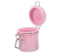 Veemoon Contenitore Sigillante Per Colla Ciglia Finte Vasetto Rosa Antiperdita Capacità Grande e Materiale Durevole Per Conservare Colla Estensione Ciglia in Condizioni Ottimali e Protetta