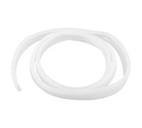 Veemoon Copertura per striscia LED: Copertura per diffusore per striscia LED - Canale luminoso in PVC da 16 mm - Paralume lineare pieghevole per di illuminazione fai da te con corda al neon, bianco