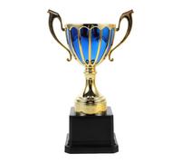 Veemoon Coppa in plastica, Media, Dorata e Rossa, per Bambini, 7,28 Pollici | Coppa premio per il primo posto in occasione di eventi scolastici/tornei sportivi/premi per feste/cerimonie