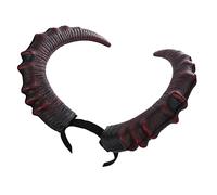 Veemoon Copricapo corno del cosplay cosplay Devil Horn Horns capra demoniaca accessorio costume Banca Demon Horns pu