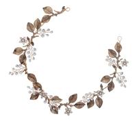 Veemoon Copricapo da Sposa Floreale Vintage Accessori per Chioma da Damigella d'Onore Fiori Rampicanti Copricapo da Dea per Matrimoni Feste e Festival