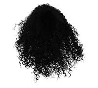 Veemoon Copricapo Parrucca Da Donna Parrucca Per Le Donne Di Halloween Per Capelli Vesti Parrucche Sintetiche Black Seta Di Ghiaccio Ad Alta Temperatura