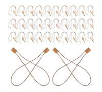 Veemoon Cordini per Etichette Chiusura a Scatto 18 Cm, Fermagli per Indumenti e Bagagli 1000 Pezzi, Corda Resistente per Cartellini Prezzi e Uso Fai da Te in Negozi e Retail