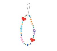 Veemoon Cordino Elegante per Telefono con Perline Colorate Lanyard Decorativo e Compatibile con Smartphone e Accessori Circonferenza Scivolo e per Prevenire Smarrimenti
