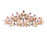 Veemoon Coroncina per Tiara Decorativa Cristallo per Compleanni Feste e Speciali