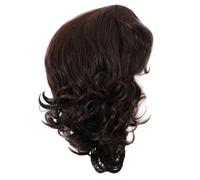 Veemoon Corto Riccio Sintetica Resistente Parrucchino Cosplay per Feste e Vita Quotidiana Facile e Curare