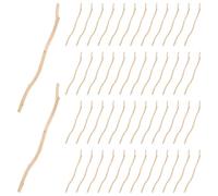 Veemoon Craft sticks in legno beige, 50 pezzi, per DIY projects e home decor, decorazione paesaggistica, facili da portare