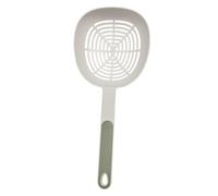 Veemoon Cucchiaio Scolapasta lungo Verde in Nylon e Pp, Design Ergonomico per Separare Acqua Bollente o Olio, per Cucinare e Scolare