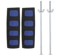 Veemoon Cuscinetti Imbottiti per Stampelle Sotto Ascelle Anima in Legno Leggero e Impugnature Antiscivolo in Spugna, Supporto Sottobraccio per Stampelle per Mobilità Sicura e Comfort