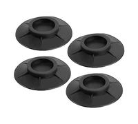 Veemoon Cuscinetto per Lavatrice Antivibrante in Plastica Stabilizzatore per Piedini di Lavatrice e Asciugatrice Cuscinetti Rotondi da Neri