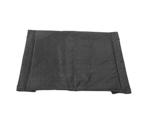 Veemoon Cuscino per Sedia a Rotelle Oxford, Nero, Leggero e Resistente All'usura, Facile da Pulire, Passo Fori 12,5cm