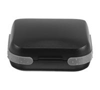 Veemoon Custodia per Ausili per L'udito Imbottita Antiurto, Piccola Custodia Protettiva Nera Tascabile per Apparecchi Acustici, Organizer da Viaggio Compatto per Anziani e Uso Quotidiano