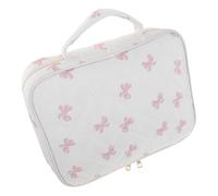 Veemoon Custodia per Bibbia Donna Grande con Manico, Borsa per Studio Devozionale con Tasche Organizer, Copertina Trapuntata Resistente All’acqua per Protezione e Trasporto Quotidiano