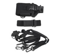 Veemoon Custodia Protettiva per Anello Microfono Rimovibile e Cinturino Posteriore in Nylon Porta Radio Pettorale per Escursionismo e Sicurezza 56X25X2