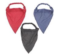 Veemoon Data [ Set 3 Pezzi Fascia Per Chioma e Sciara Per Chioma Con Fermagli, Fascia Sportiva Traspirante e Assorbente Per Fitness e Attività Fisica, Accessorio Multifunzionale Per Donna