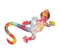 Veemoon Decorazione da Parete in Resina a Forma di Lucertola Scultura Artistica da Esterno e Interno per Giardino Facile da Montare con Gancio Incluso Elemento Unico per Pareti Recinzioni