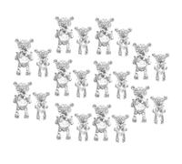 Veemoon Decorazioni Per Unghie a Forma Di Orso 3d, Ciondoli Per Nail Art Fai Da Te 20 Pezzi, Accessori Manicure Facili Da Applicare Per Uso Domestico e Centri Estetici