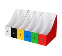 Veemoon desktop document rack, magazine file holder, carta, 6Pezzi, etichette adesive, librerie, home study rooms