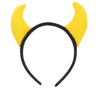 Veemoon Devil Horns Headband Per Halloween Accessorio Cosplay Per Costumi Fascia Per Diavolo e Giallo Per e