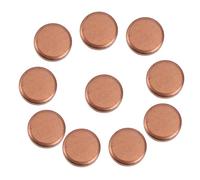Veemoon Di Raffreddamento Per Saldatura 10 Pezzi Coperchio Di Bloccaggio in Rame Acqua Per Saldatura 19 Mm Id Spessore Parete 0 9 Mm