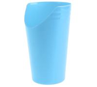 Veemoon Disabled Patient Water Cup, Drinking Cup in Plastica Blu, Previene Soffocamento e Spruzzi, per Anziani e Maternità in Vari Ambienti