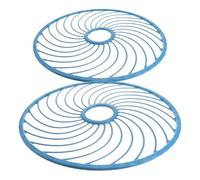 Veemoon Disco da Lancio a Mano per Rete da Pesca Cavo, Piastra di Plastica Resistente 46 Cm, Set 2 Pezzi per Attrezzatura Pesca Outdoor Multifunzione