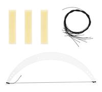 Veemoon Eyebrow Level Measure Tool, Household Eyebrow Shaper, Bow-Shaped Acrylic Positioning Ruler Compatible with Carbon Paper for Beginners