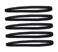 Veemoon Fasce Elastiche Antiscivolo da 5 Pezzi, Cerchietti Slim per Yoga, Corsa e Allenamento Uomo Donna, Morbide e Resistenti All’Umidità