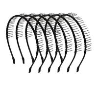 Veemoon Fascia Per Chioma Antiscivolo Pettine a Denti Stretti, Set Da 6 Pezzi, Fascia Per Denti Da Uomo e Donna, Accessori Moda Per Chioma Fissi e Comodi