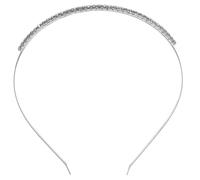 Veemoon Fascia per Chioma da Sposa in Metallo Brillantini Argento, Design Non Stringente e Aderente alla Curva della Testa per Matrimoni e Feste