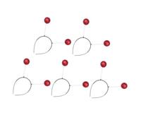 Veemoon Fascia per Chioma Palla Decorativa 5 Pezzi Copricapo Creativo Leggero e Confortevole per Feste e Festival Accessori Moda per Autoritratti e Occasioni Speciali